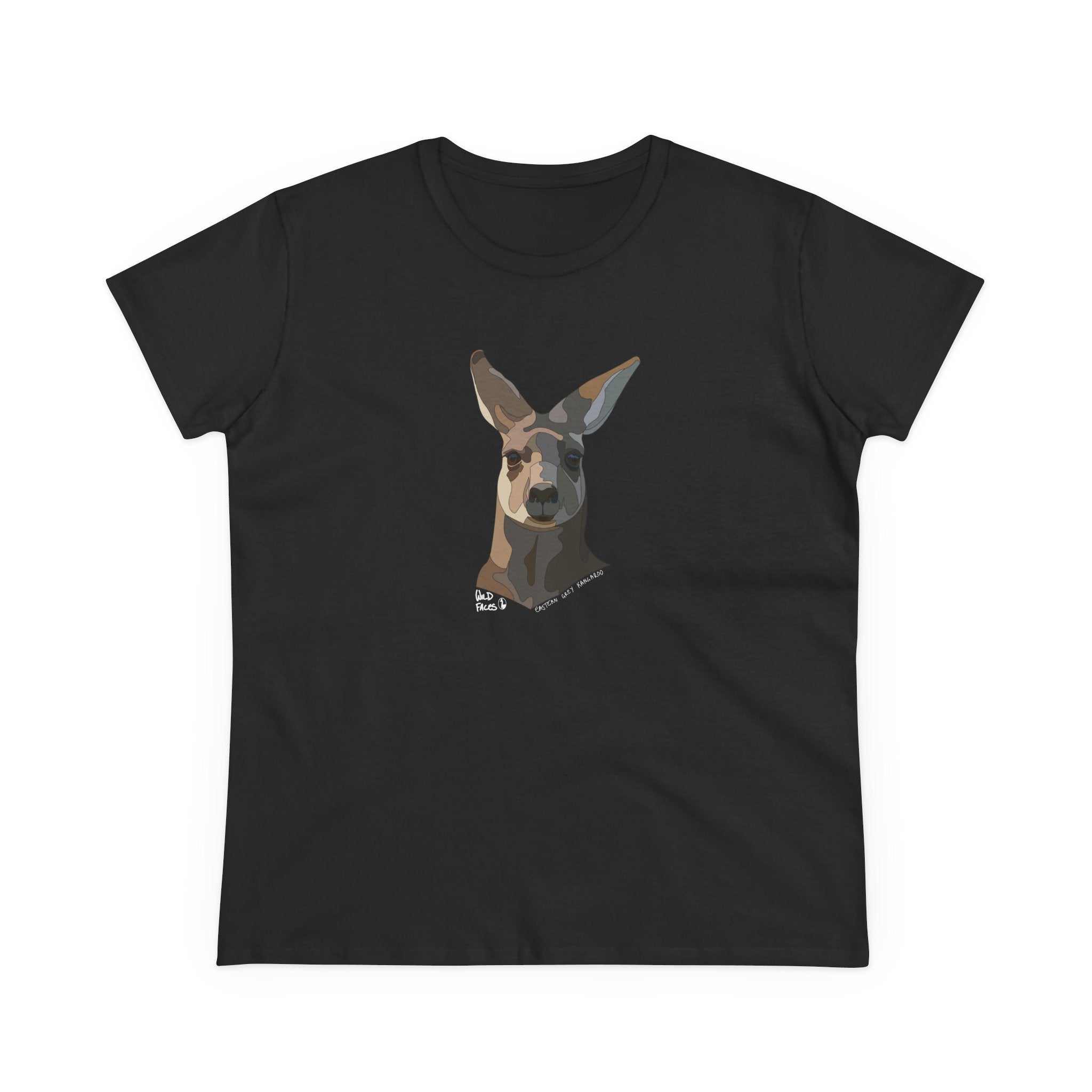 Eastern Grey Kangaroo - Women's Midweight Cotton Tee