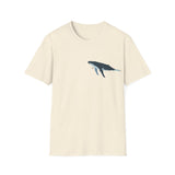 Humpback Whale - Small design - Unisex Softstyle T-Shirt