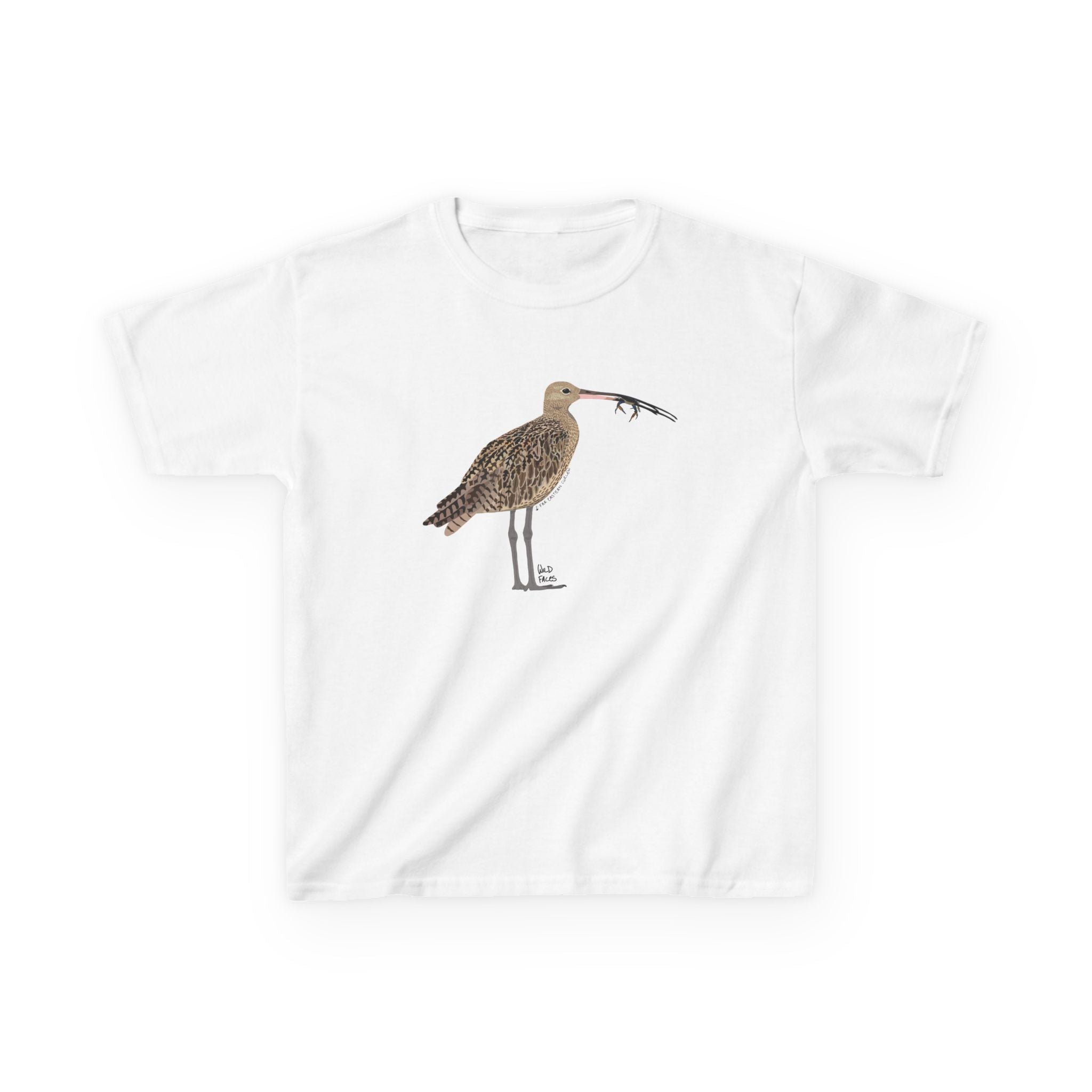 Eastern Curlew (feeding) | Kids Heavy Cotton™ Tee