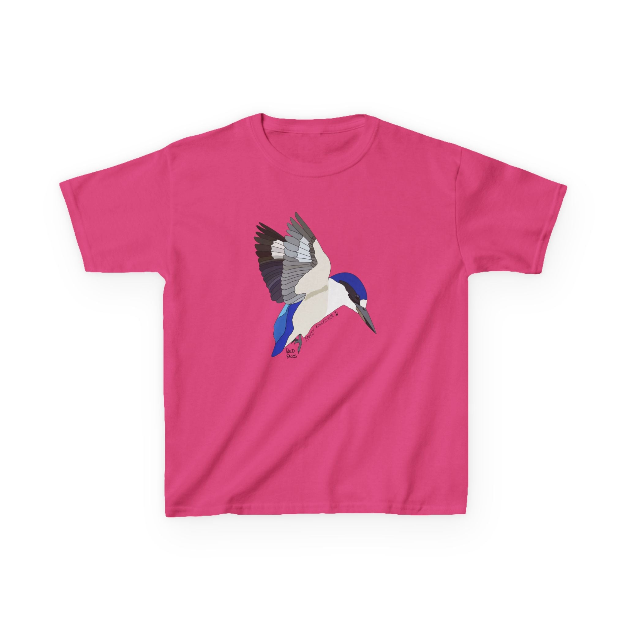 Forest Kingfisher (flying) | Kids Heavy Cotton™ Tee