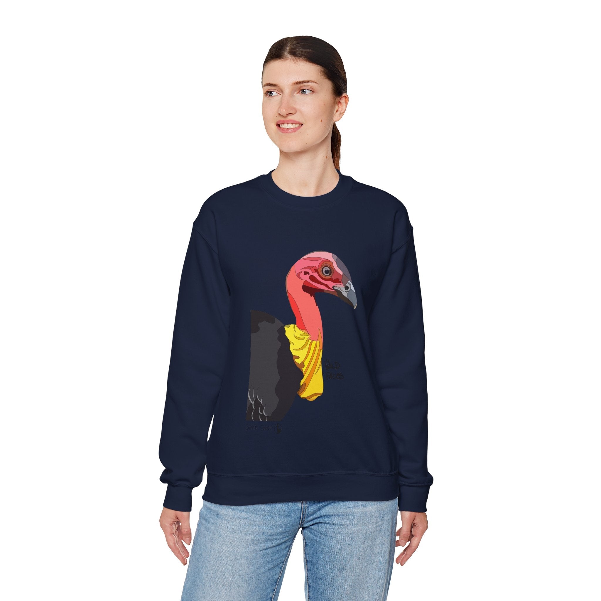 Australian Brush-turkey Sweatshirt | Unisex Heavy Blend™ Crewneck Printify