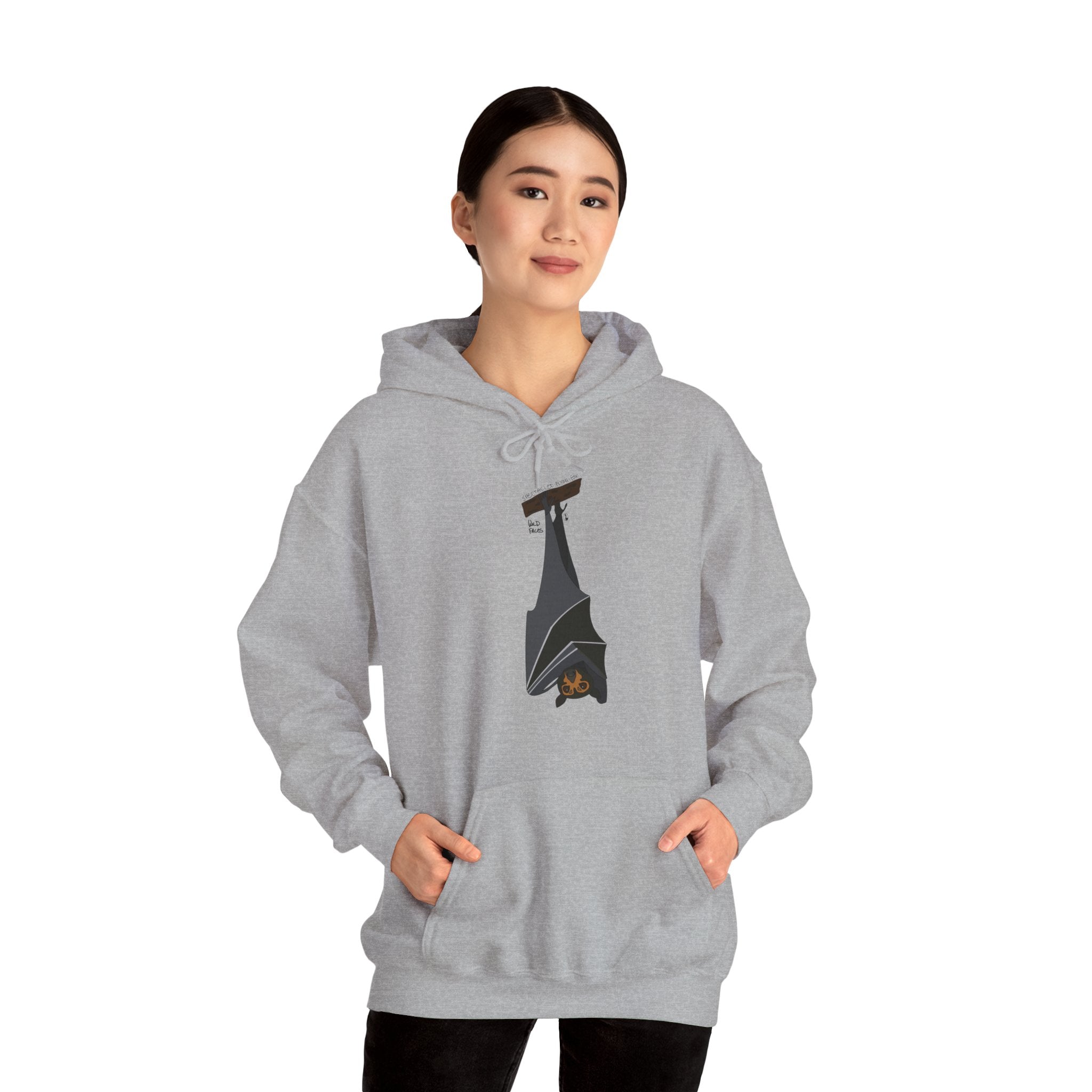 Spectacled Flying Fox | Unisex Heavy Blend™ Hooded Sweatshirt Printify