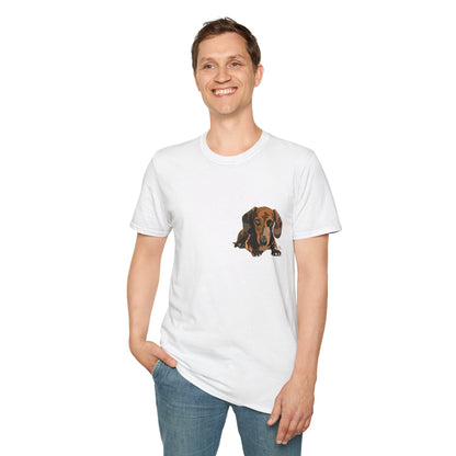 Dachshund (small body) - Unisex Softstyle T-Shirt