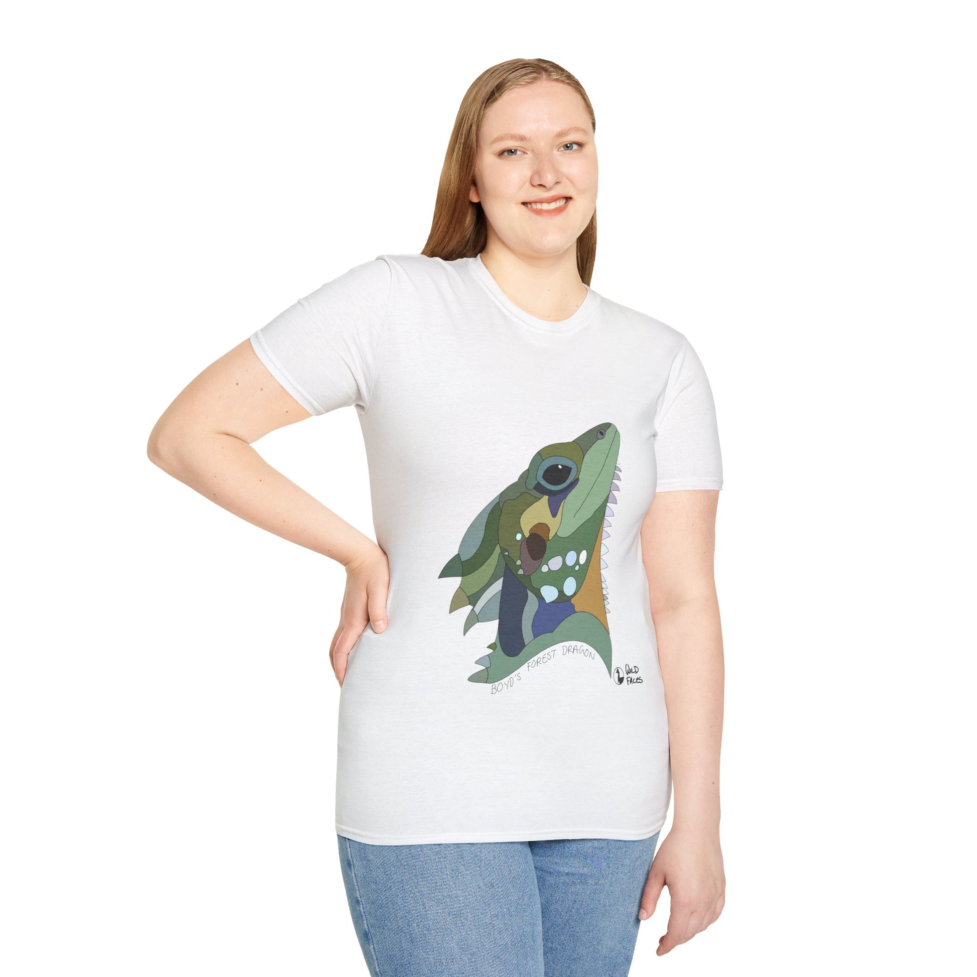 Boyd's Forest Dragon - Unisex Softstyle T-Shirt Printify