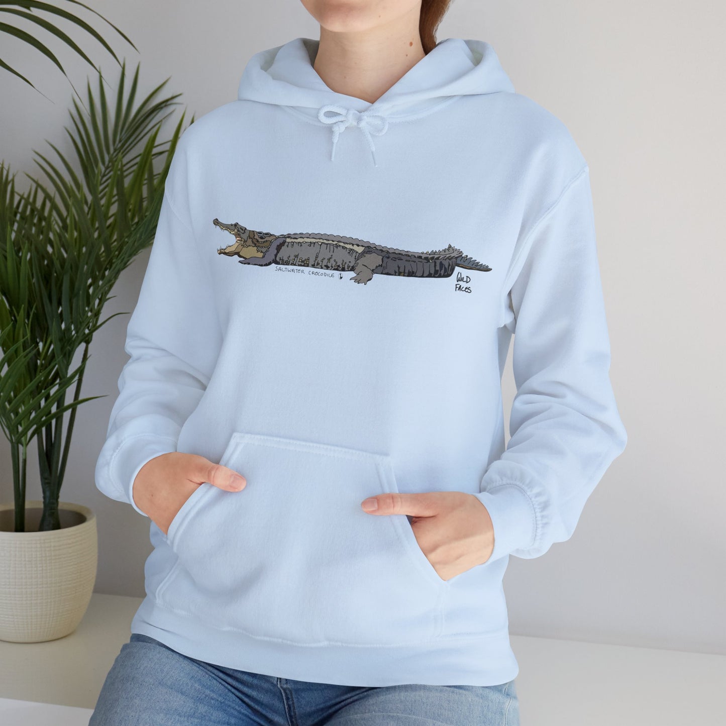 Saltwater Crocodile | Unisex Heavy Blend™ Hooded Sweatshirt