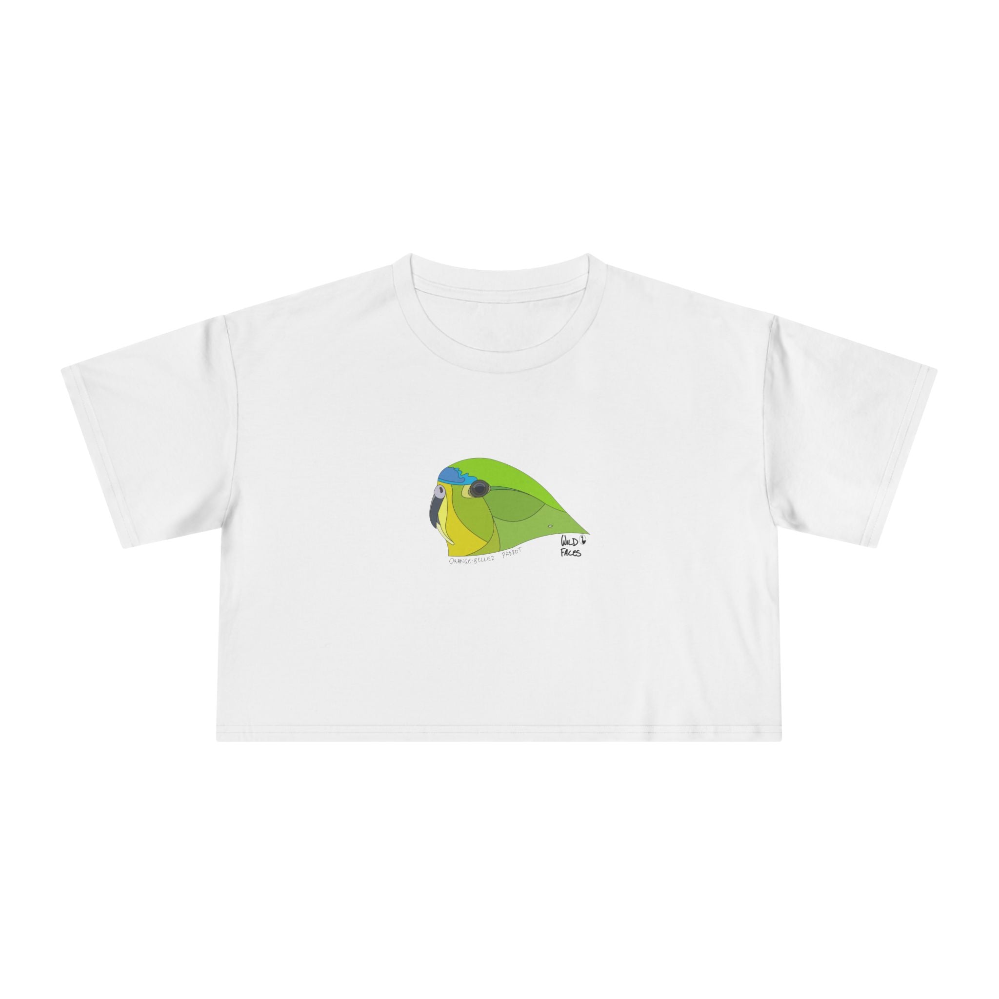 Orange-bellied Parrot - Women's Crop Tee