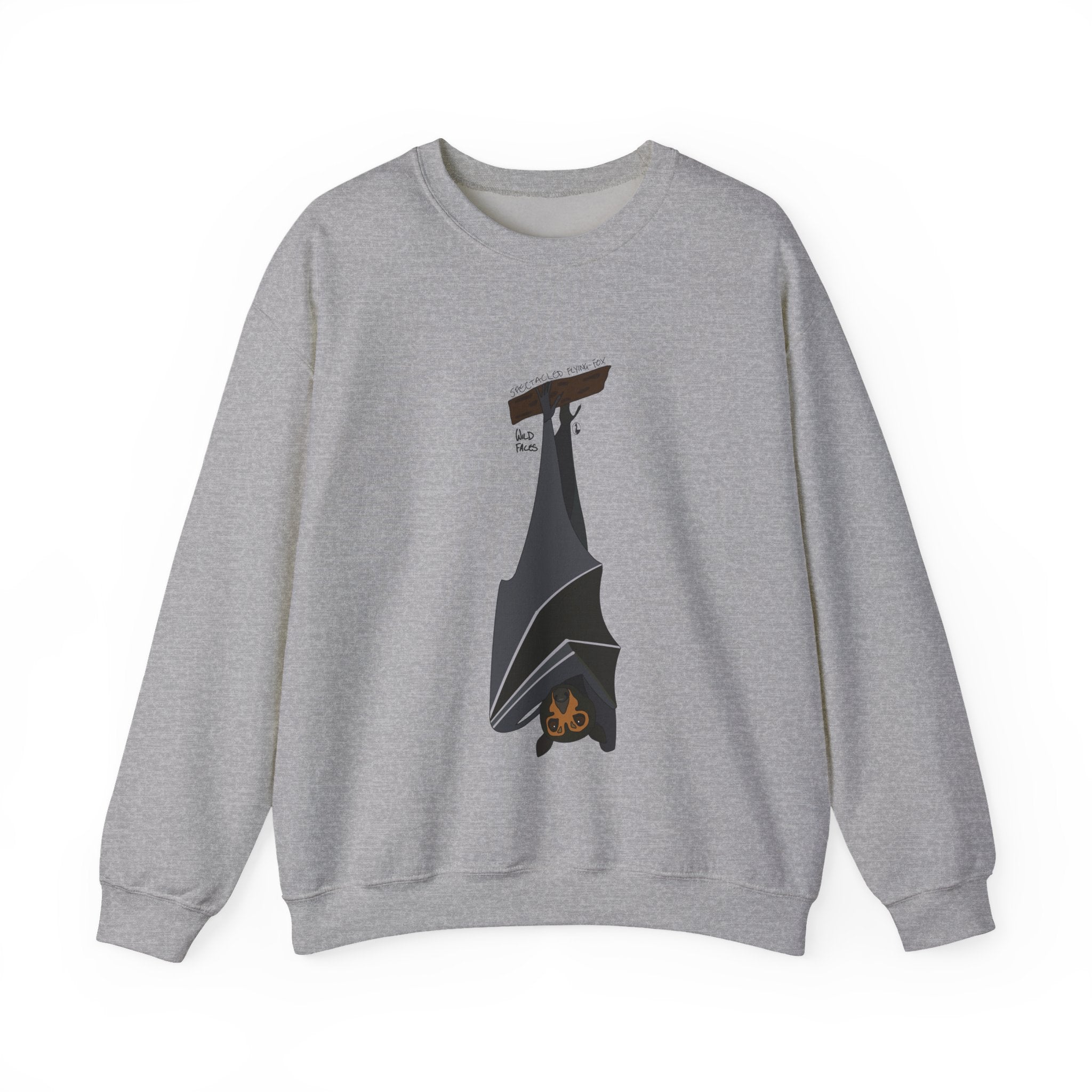 Spectacled Flying Fox Sweatshirt | Unisex Heavy Blend™ Crewneck