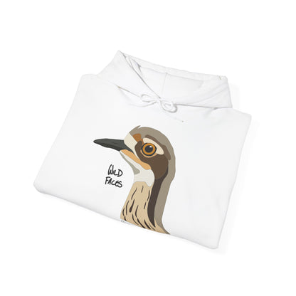 Bush-stone Curlew (head) | Unisex Heavy Blend™ Hooded Sweatshirt