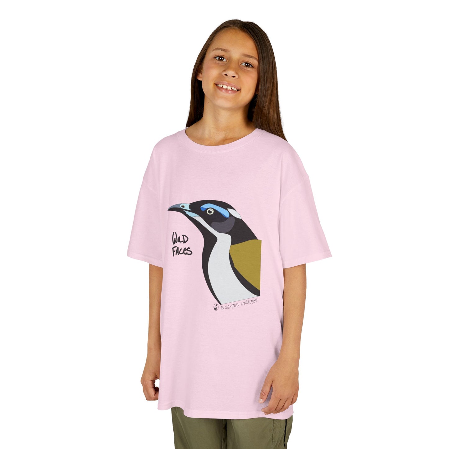 Blue-faced Honeyeater | Kids Heavy Cotton™ Tee