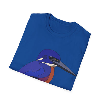 Azure Kingfisher - Unisex Softstyle T-Shirt