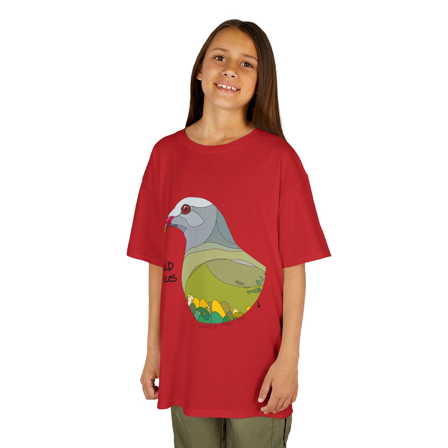 Wompoo Fruit Dove | Kids Heavy Cotton™ Tee