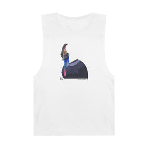 Southern Cassowary - Unisex Barnard Tank Printify