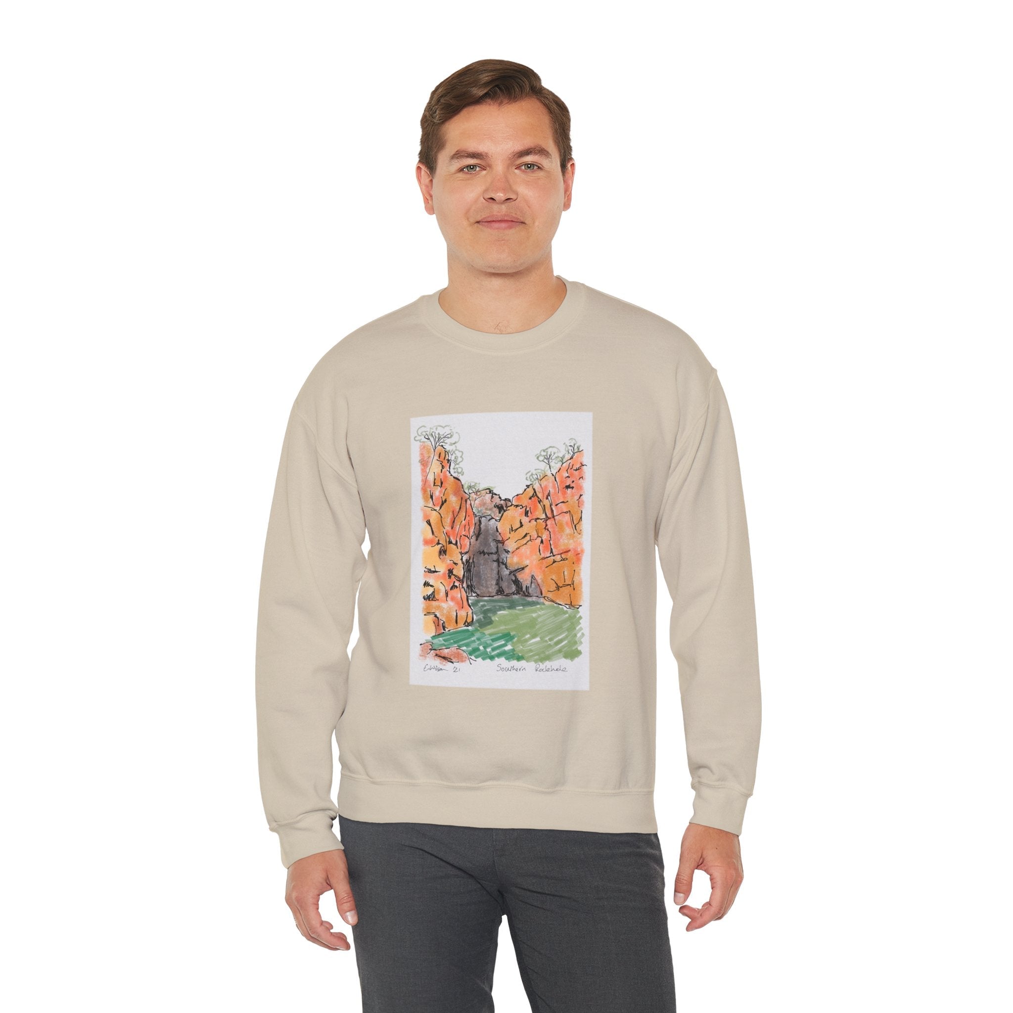 Southern Rockhole, Nitmiluk | Unisex Heavy Blend™ Crewneck Printify