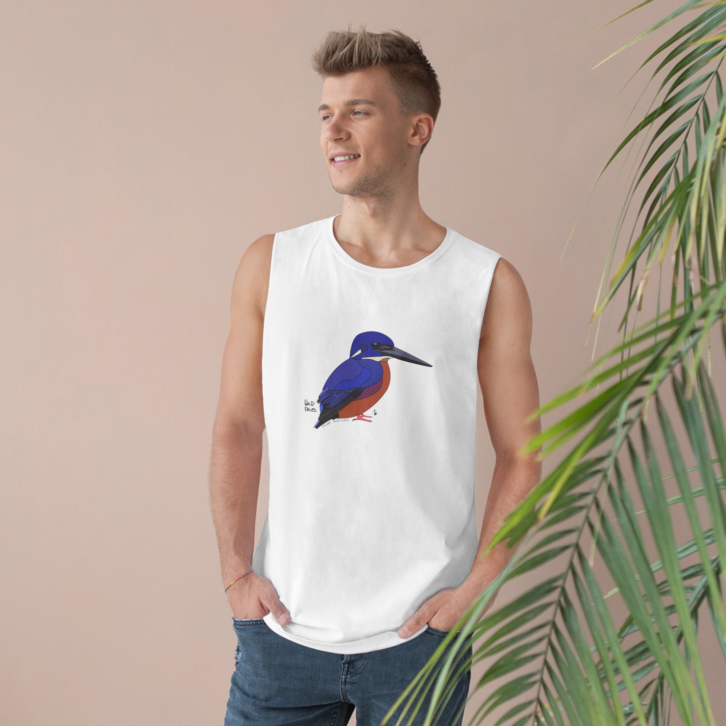 Azure Kingfisher - Unisex Barnard Tank