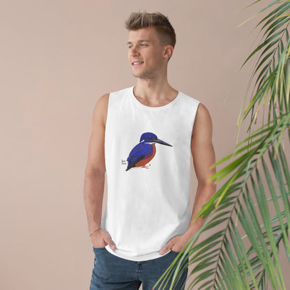 Azure Kingfisher - Unisex Barnard Tank