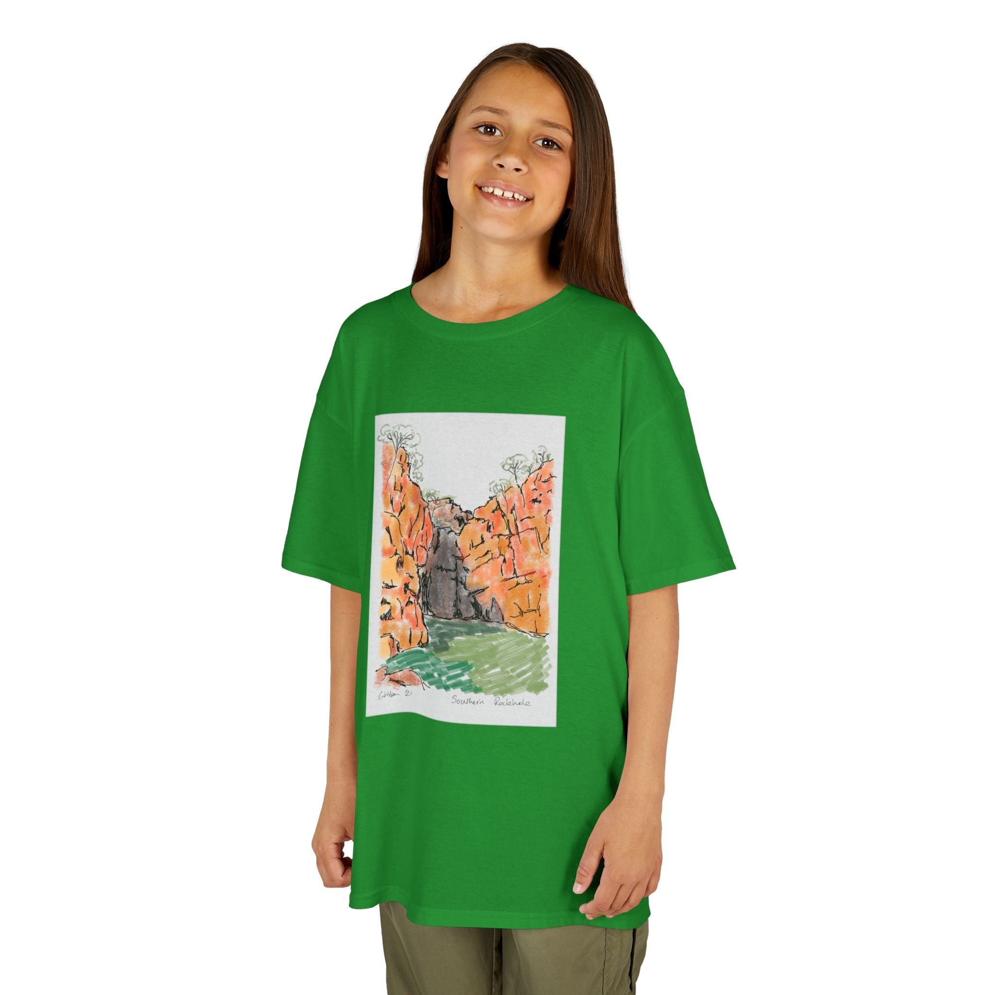 Southern Rockhole, Nitmiluk | Kids Heavy Cotton™ Tee Printify