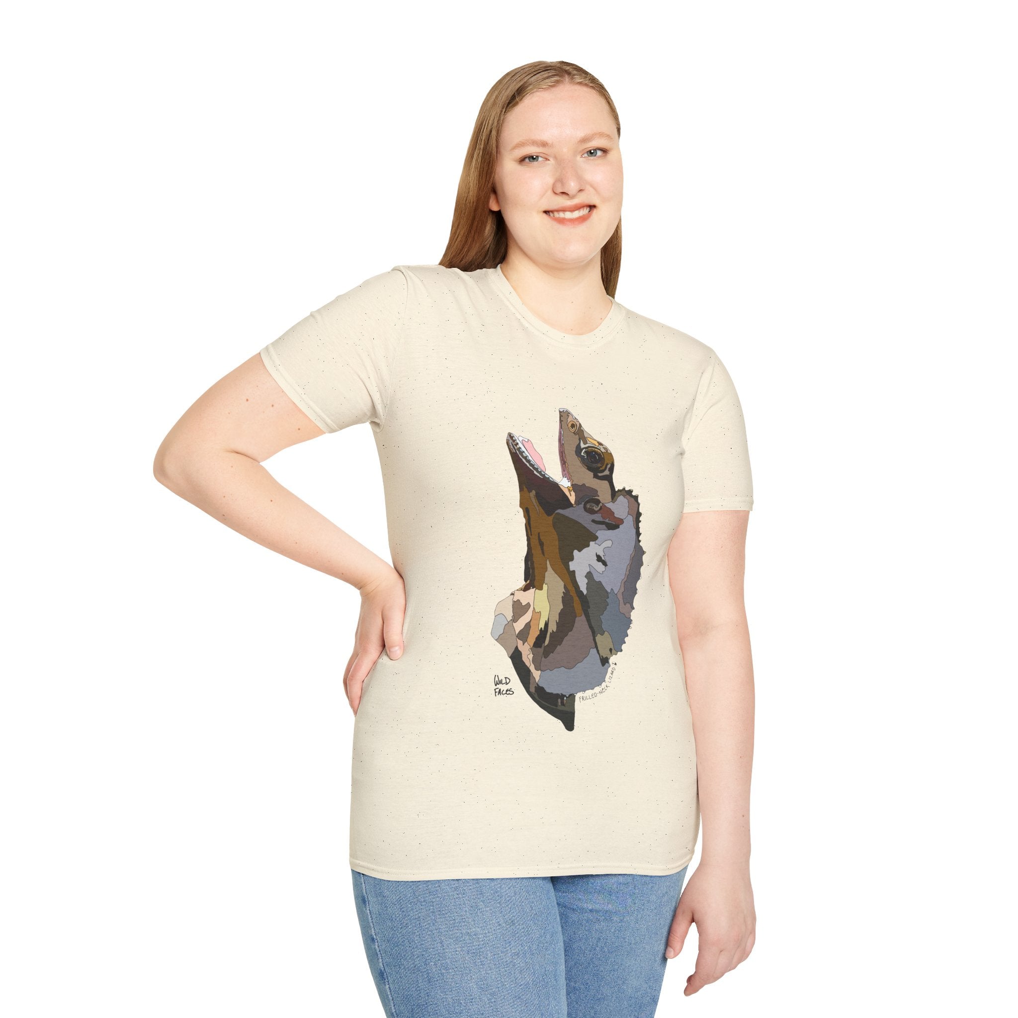 Frilled-neck Lizard - Unisex Softstyle T-Shirt Printify