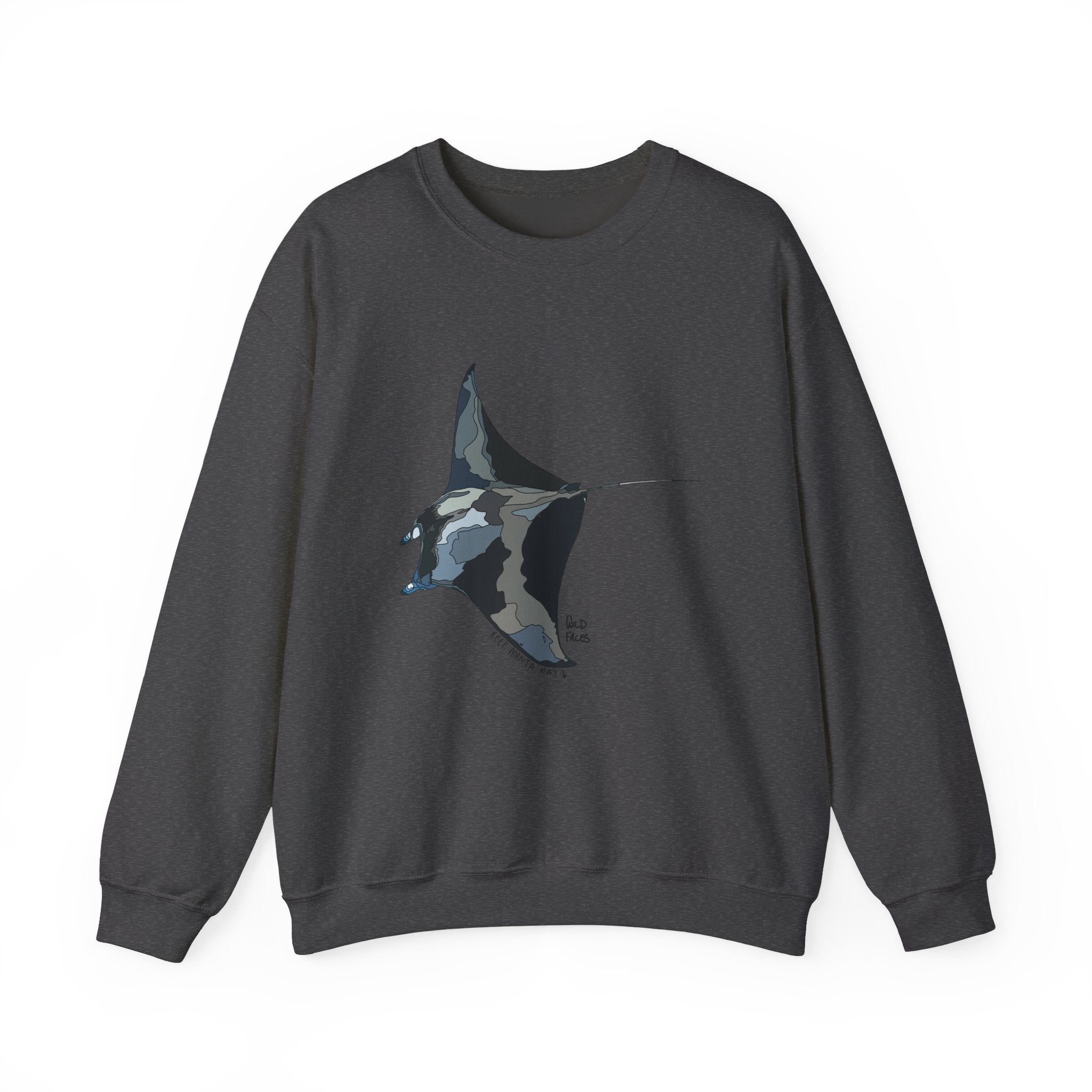 Reef Manta Ray | Unisex Heavy Blend™ Crewneck Printify