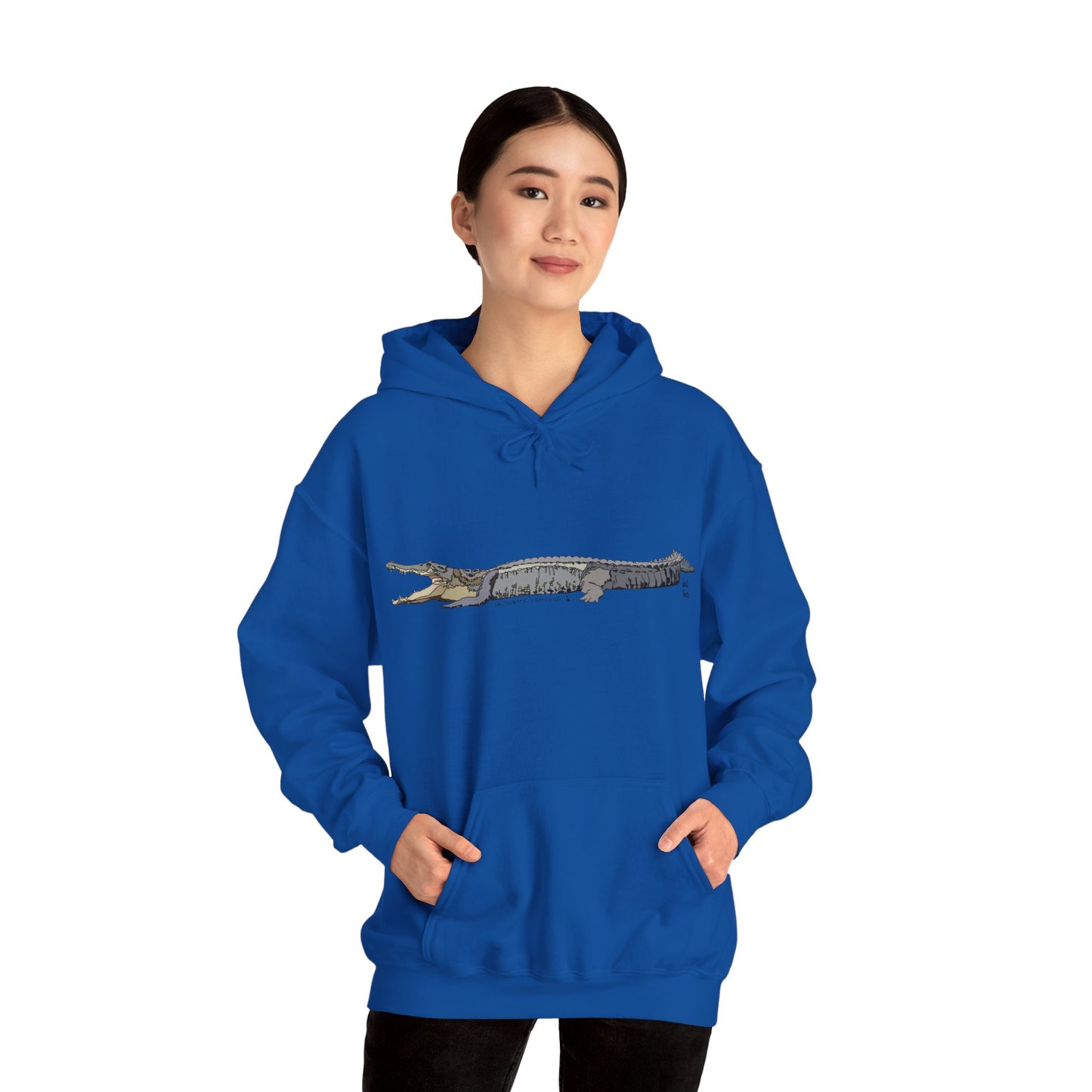 Saltwater Crocodile | Unisex Heavy Blend™ Hooded Sweatshirt