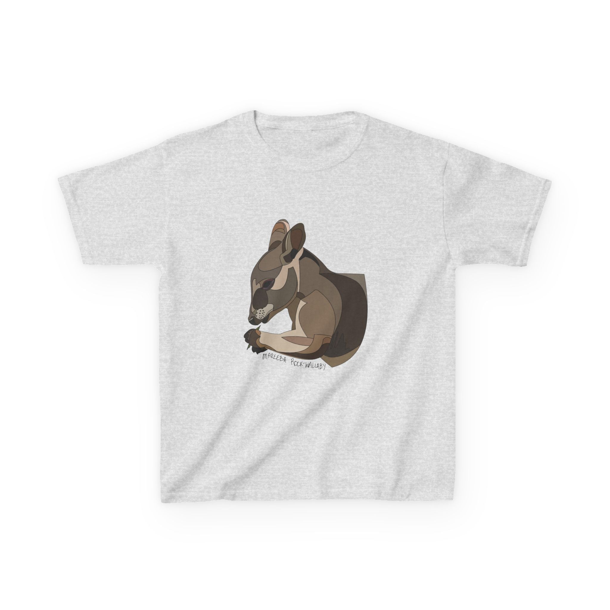 Mareeba Rock Wallaby | Kids Heavy Cotton™ Tee Printify