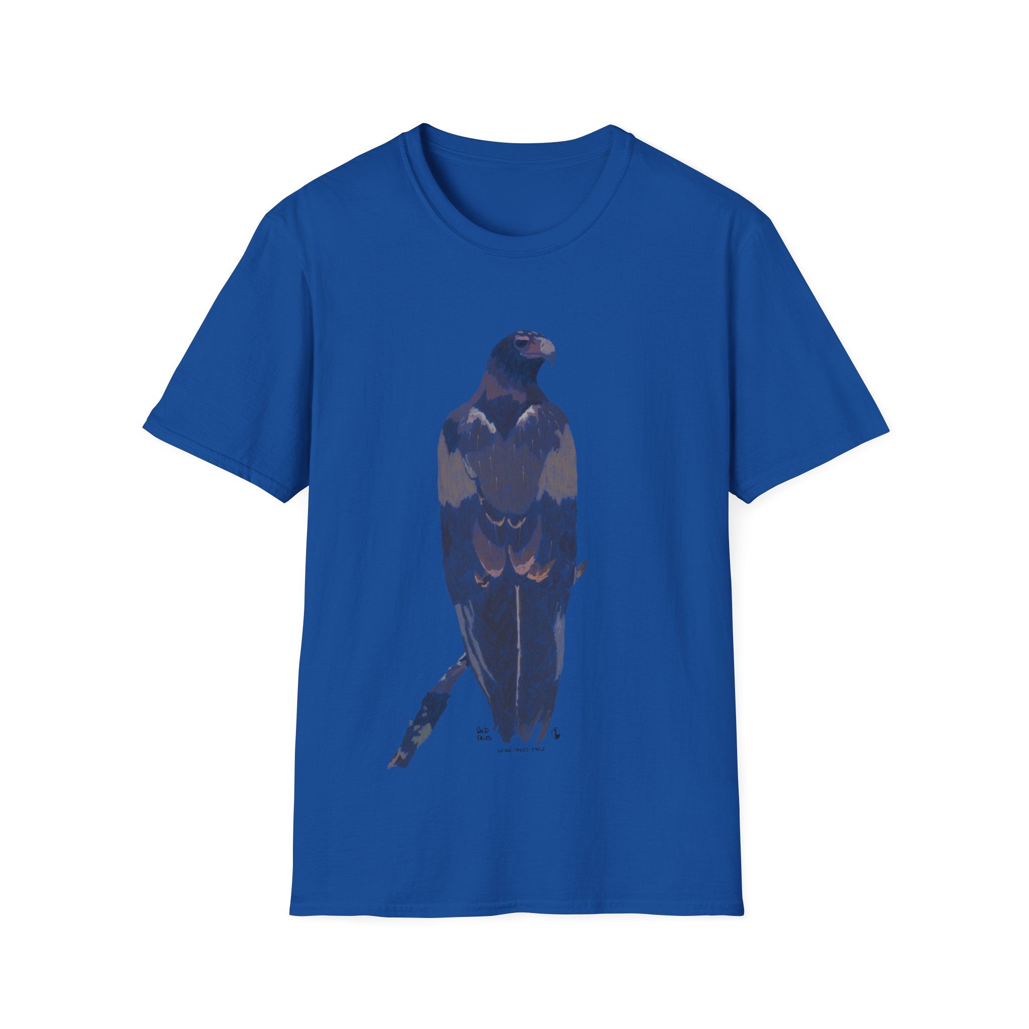 Wedge-tailed Eagle (pastel design) - Unisex Softstyle T-Shirt Printify