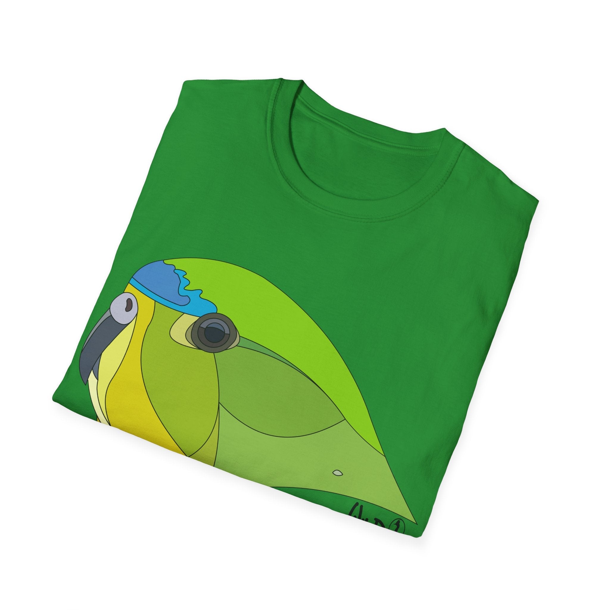 Orange-bellied Parrot - Unisex Softstyle T-Shirt Printify