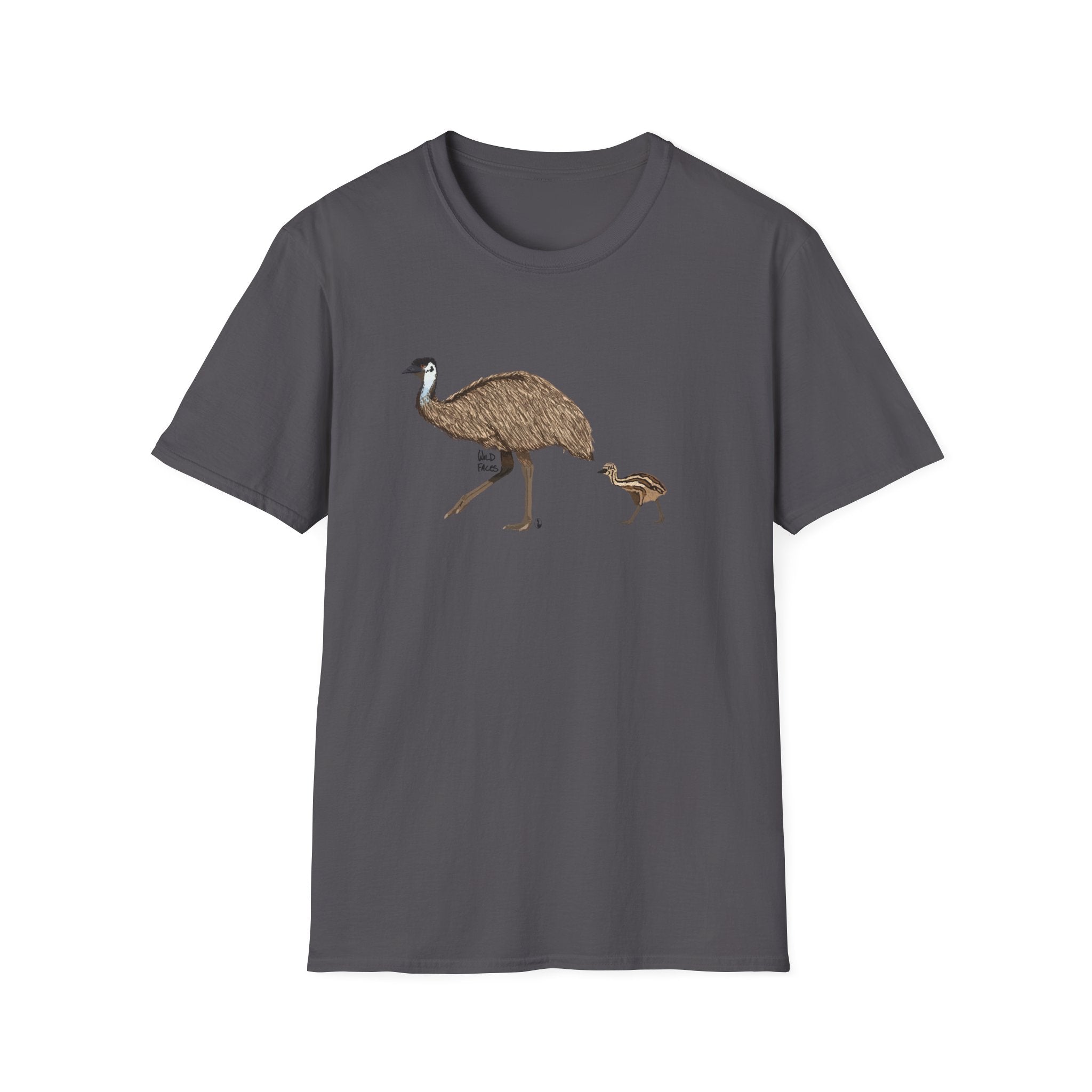 Emu - one chick - Unisex Softstyle T-Shirt