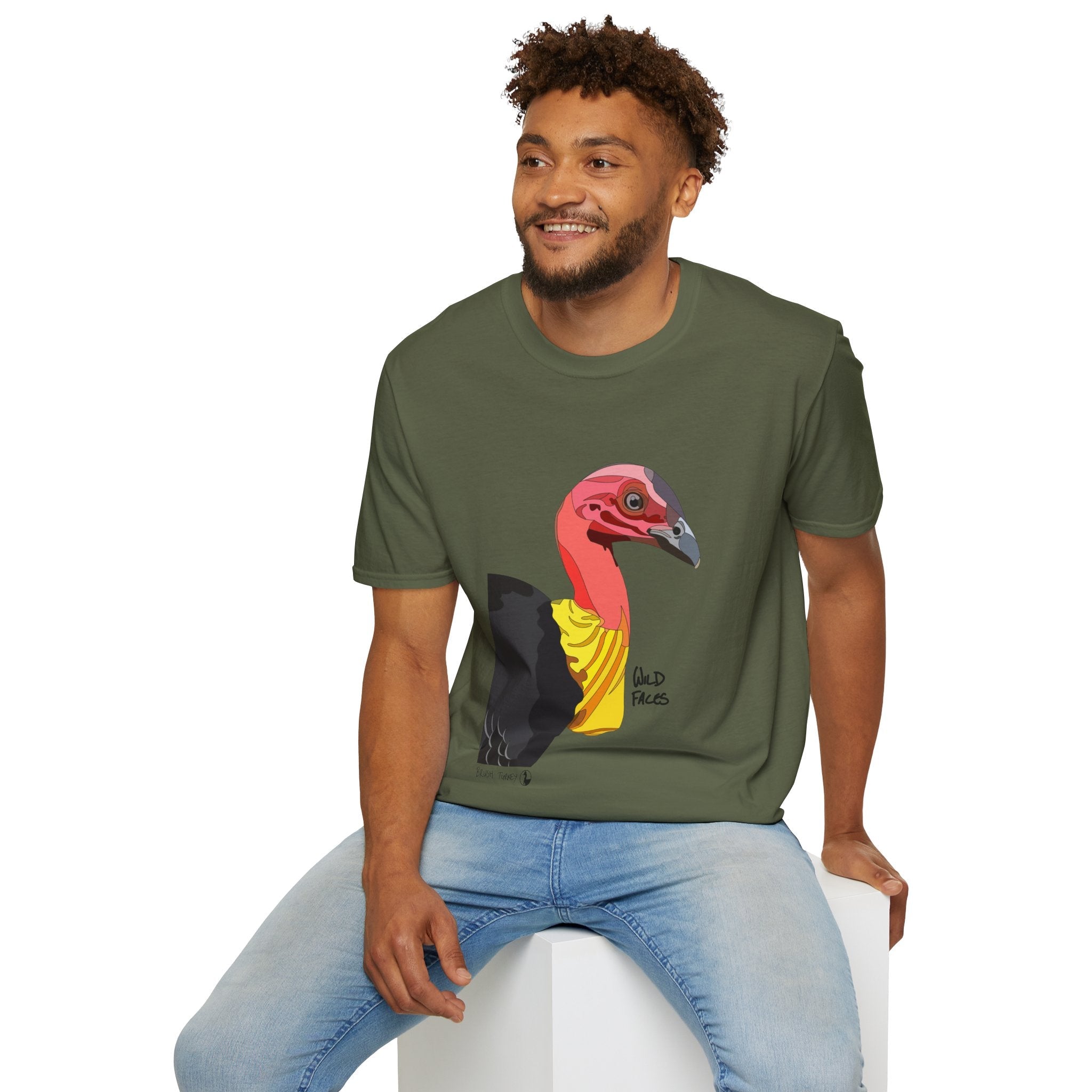 Australian Brushturkey - Unisex Softstyle T-Shirt Printify