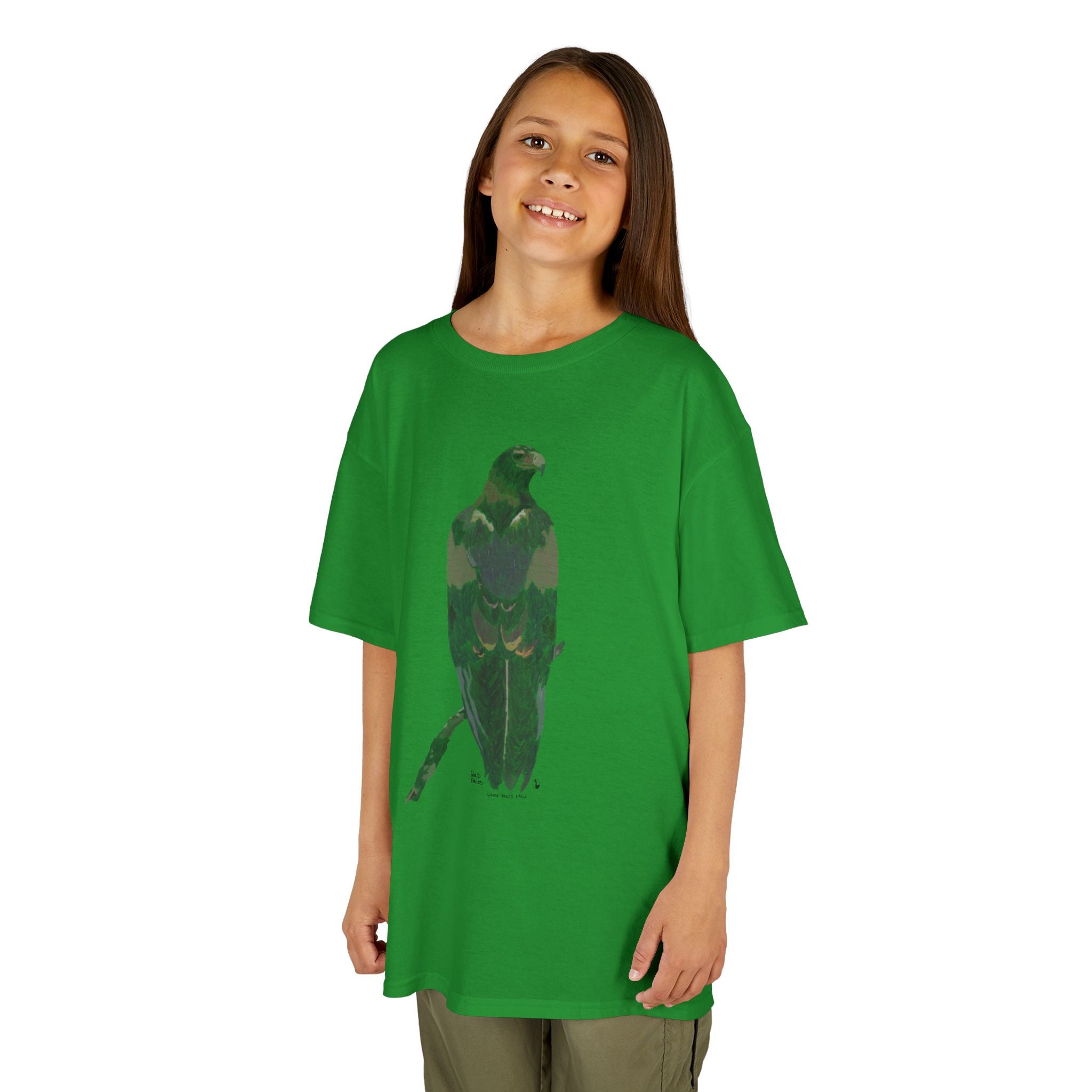 Wedge-tailed Eagle (pastel design) | Kids Heavy Cotton™ Tee Printify