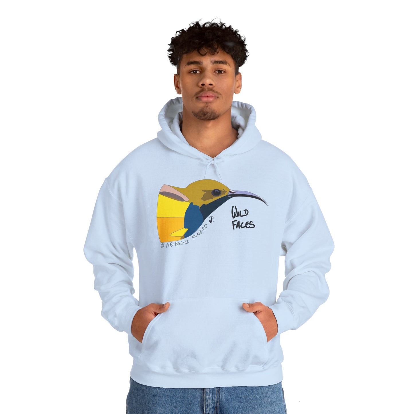 Olive-backed Sunbird | Unisex Heavy Blend™ Hooded Sweatshirt