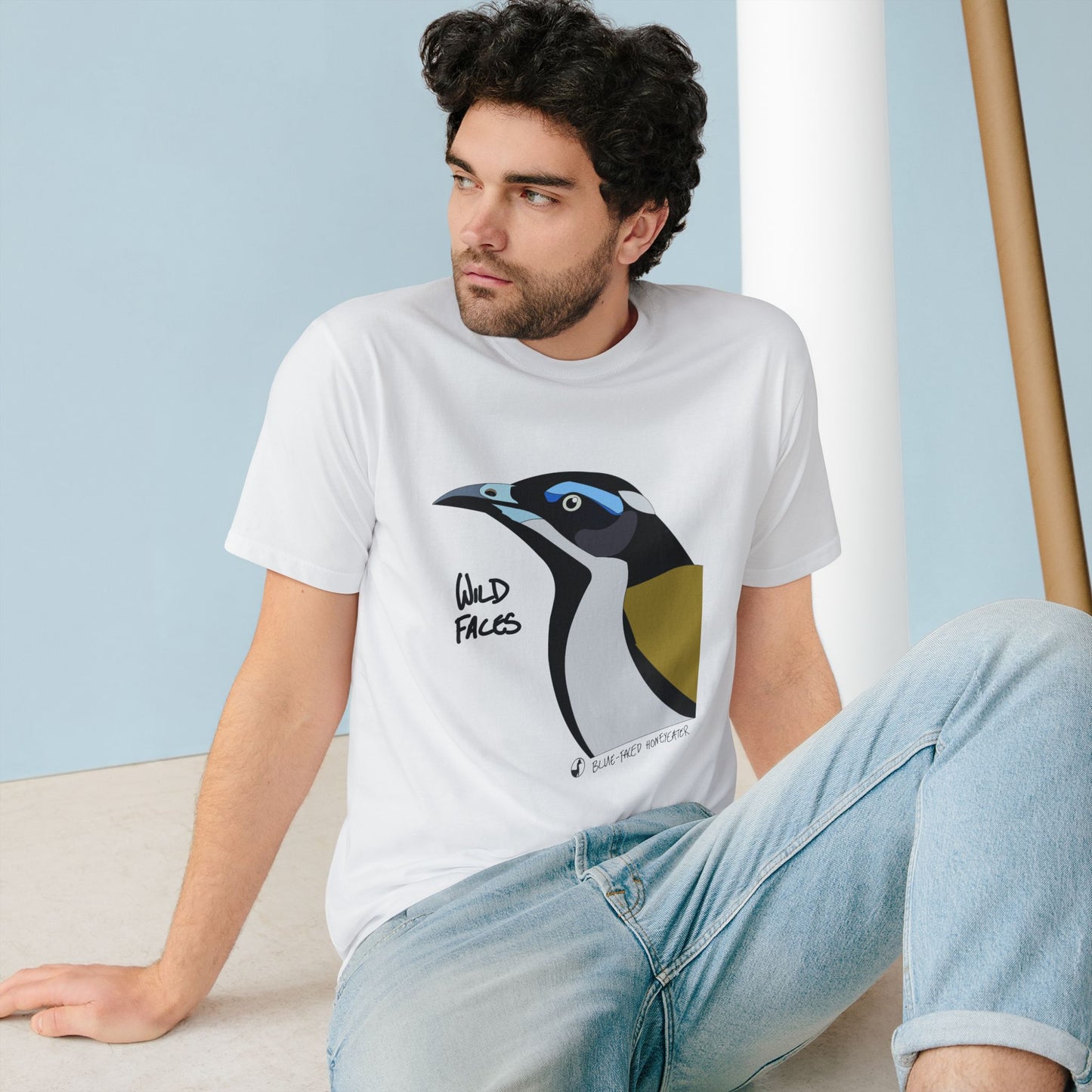 Blue-faced Honeyeater | Organic Staple T-shirt