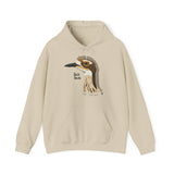 Bush-stone Curlew (head) | Unisex Heavy Blend™ Hooded Sweatshirt Printify