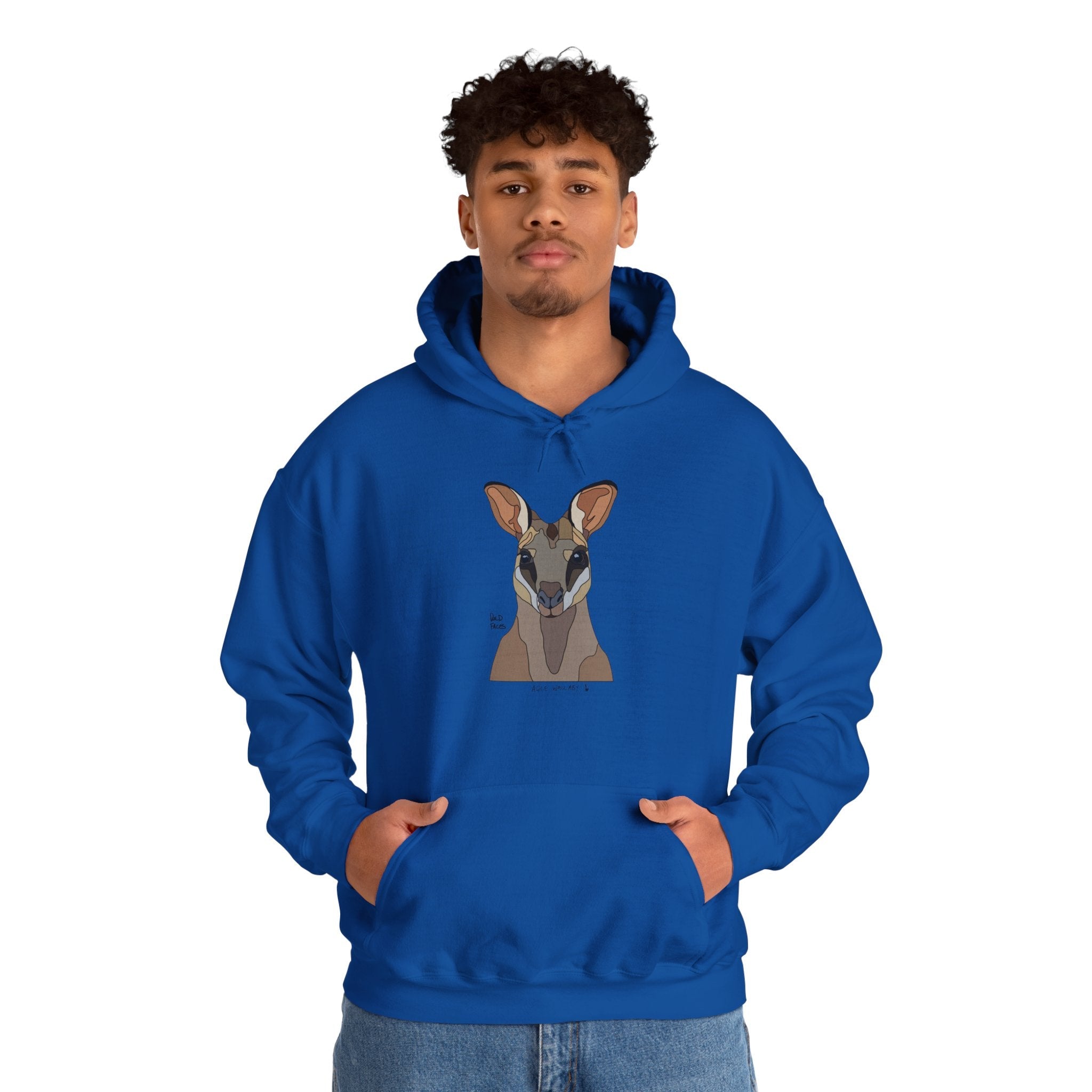 Agile Wallaby | Unisex Heavy Blend™ Hooded Sweatshirt Printify