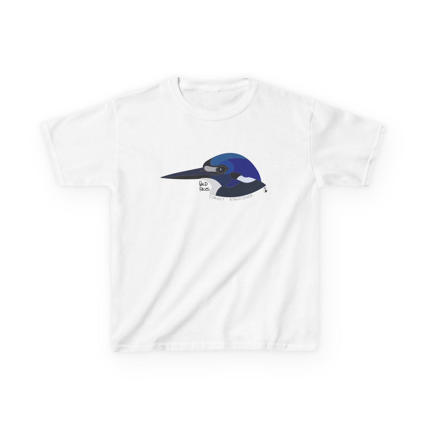 Forest Kingfisher (head) | Kids Heavy Cotton™ Tee