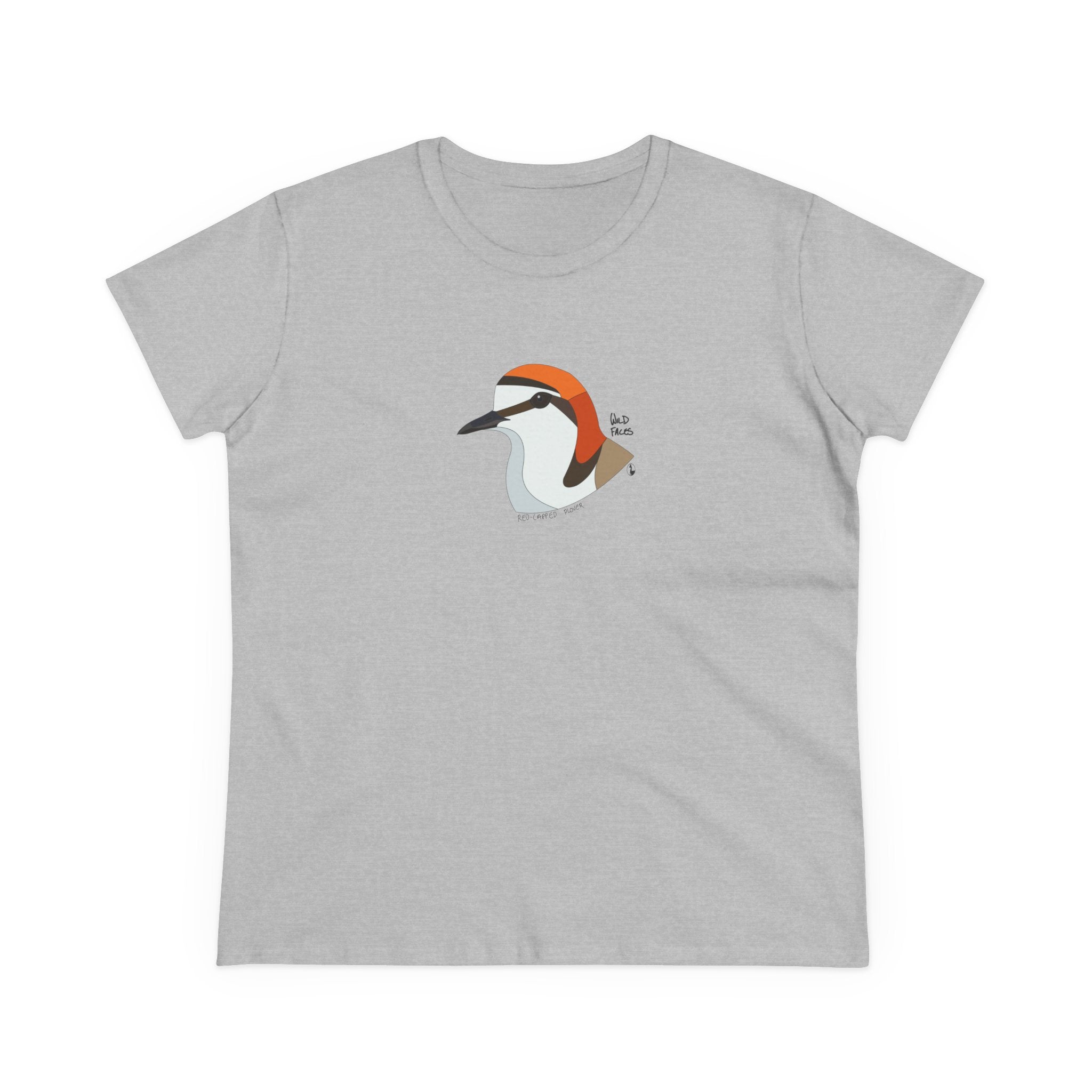 Red-capped Plover - Women's Midweight Cotton Tee
