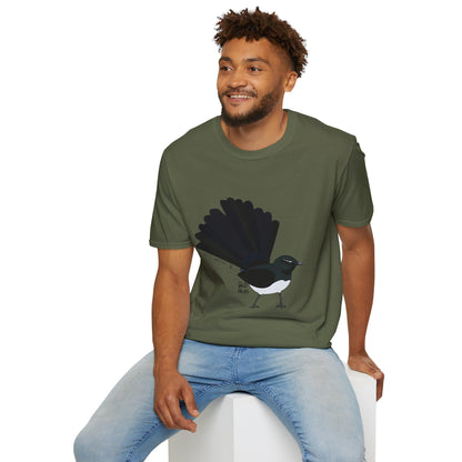 Willy Wagtail - Unisex Softstyle T-Shirt