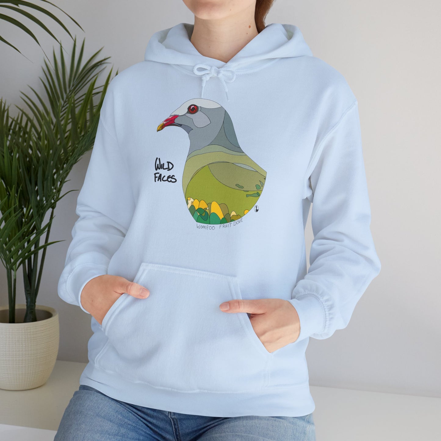 Wompoo Fruit Dove | Unisex Heavy Blend™ Hooded Sweatshirt