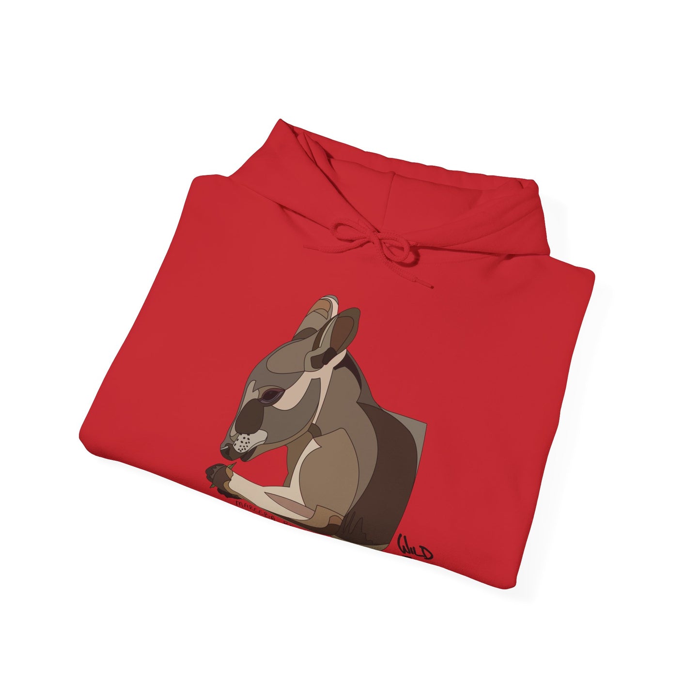 Mareeba Rock-wallaby | Unisex Heavy Blend™ Hooded Sweatshirt