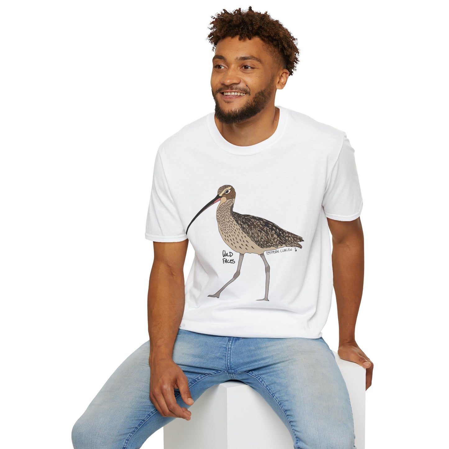 Eastern Curlew- Unisex Softstyle T-Shirt