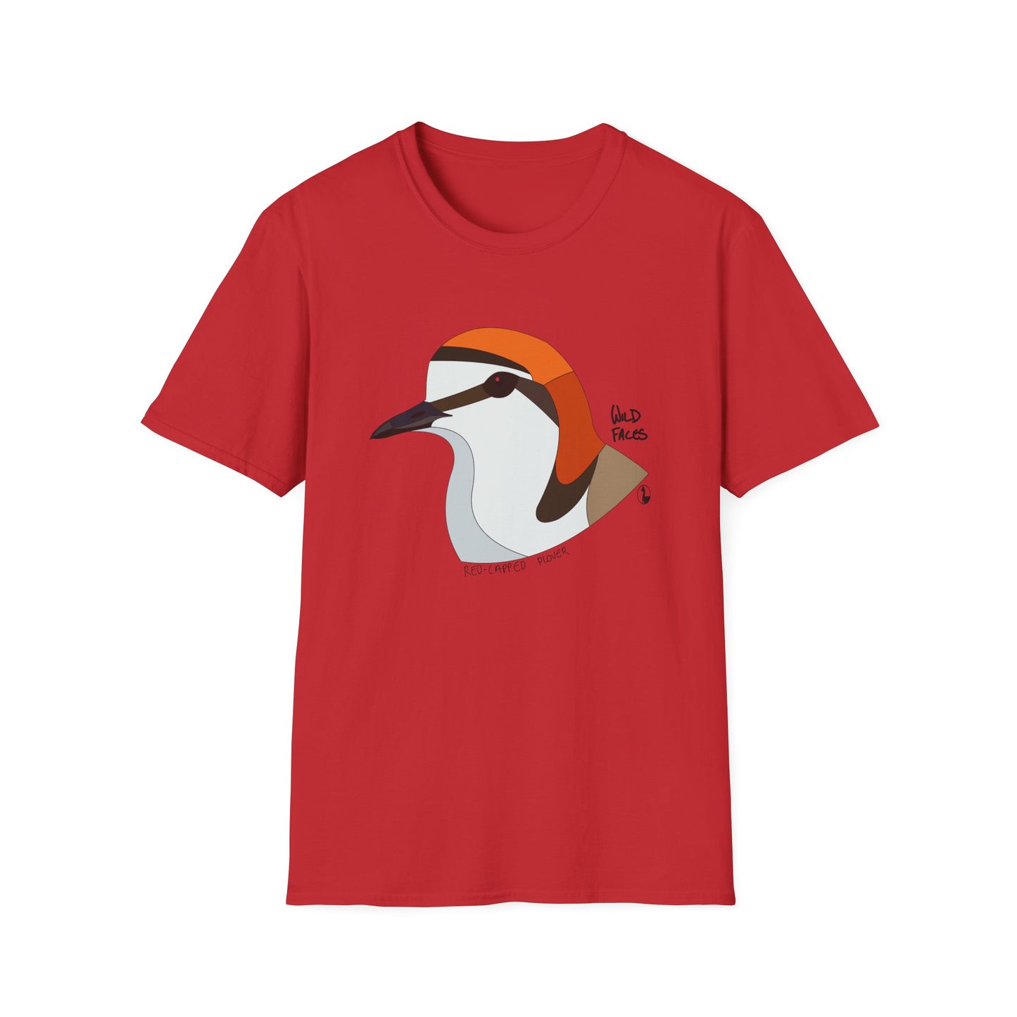 Red-capped Plover - Unisex Softstyle T-Shirt