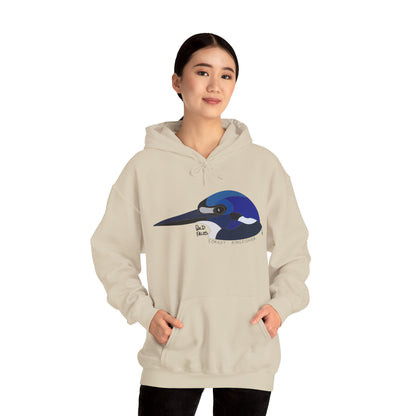 Forest Kingfisher Head | Unisex Heavy Blend™ Hooded Sweatshirt