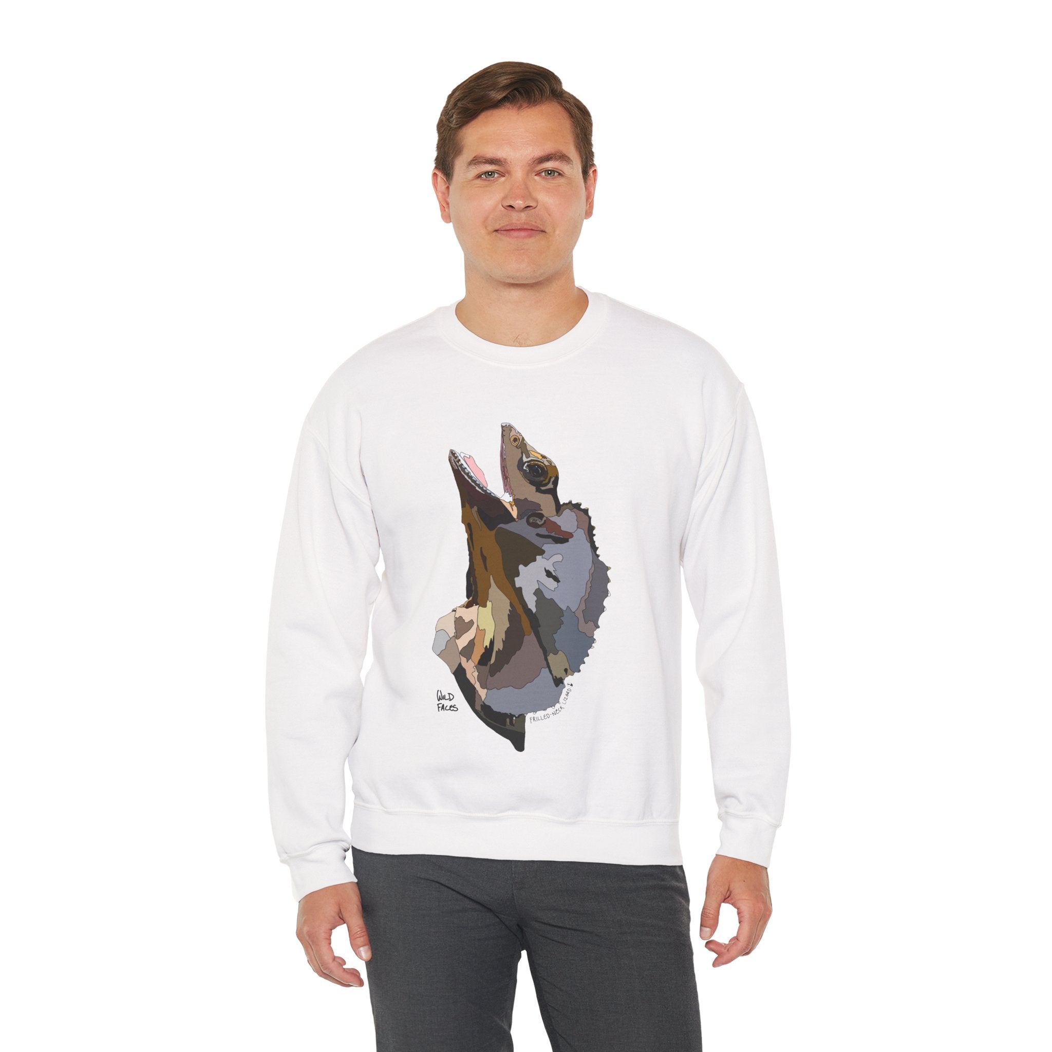 Frilled-neck Lizard Sweatshirt | Unisex Heavy Blend™ Crewneck Printify