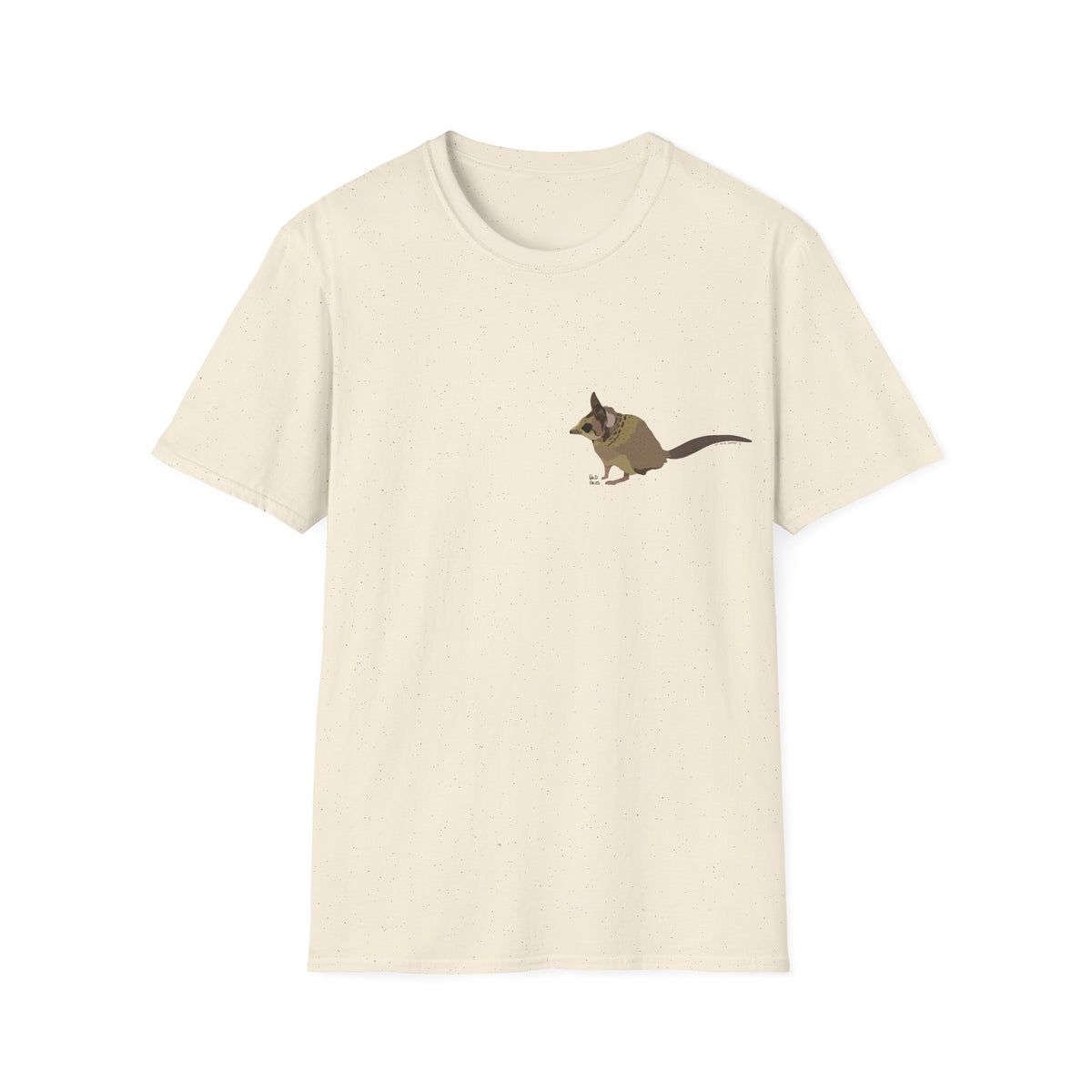Fat-tailed Dunnart - small design - Unisex Softstyle T-Shirt