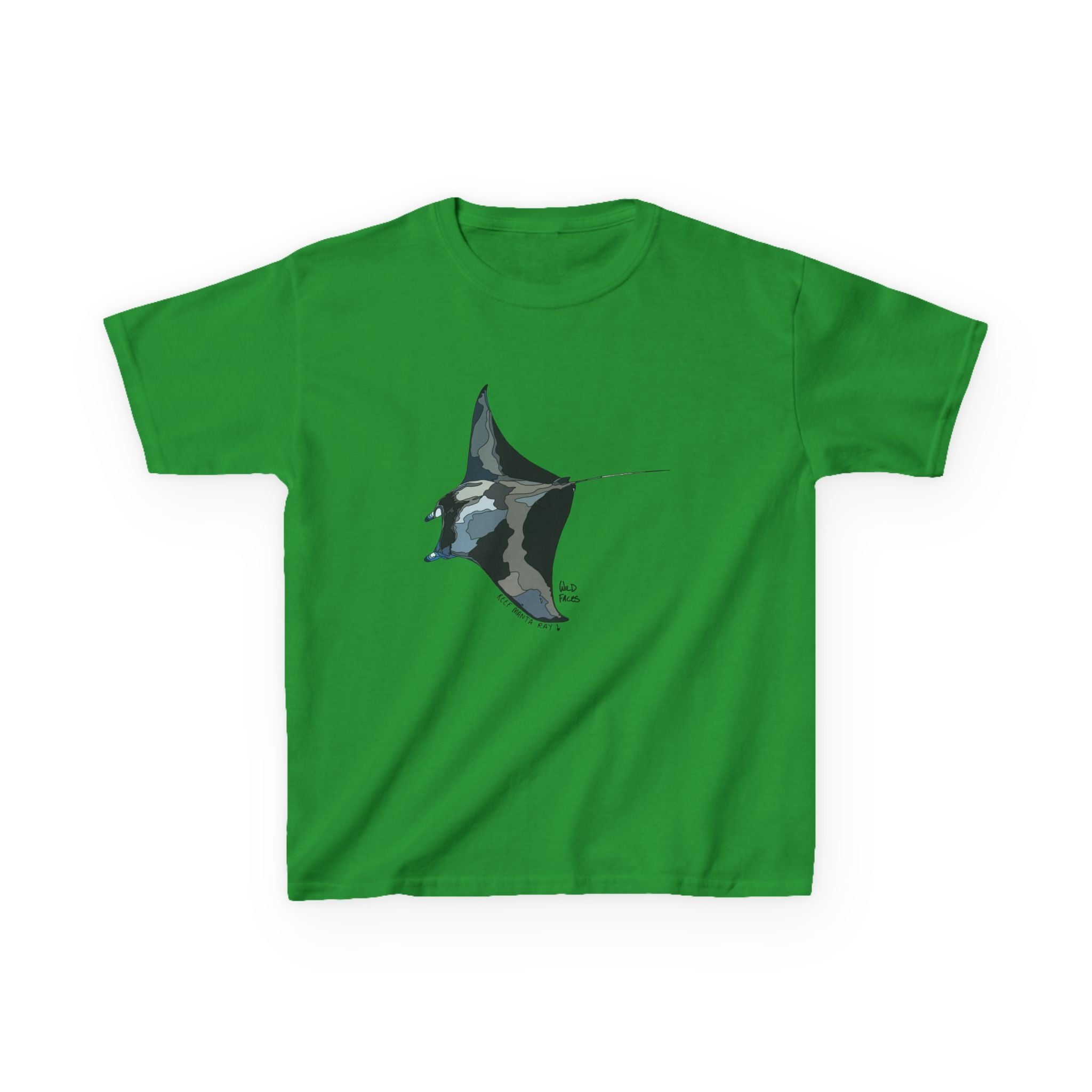 Reef Manta Ray| Kids Heavy Cotton™ Tee Printify