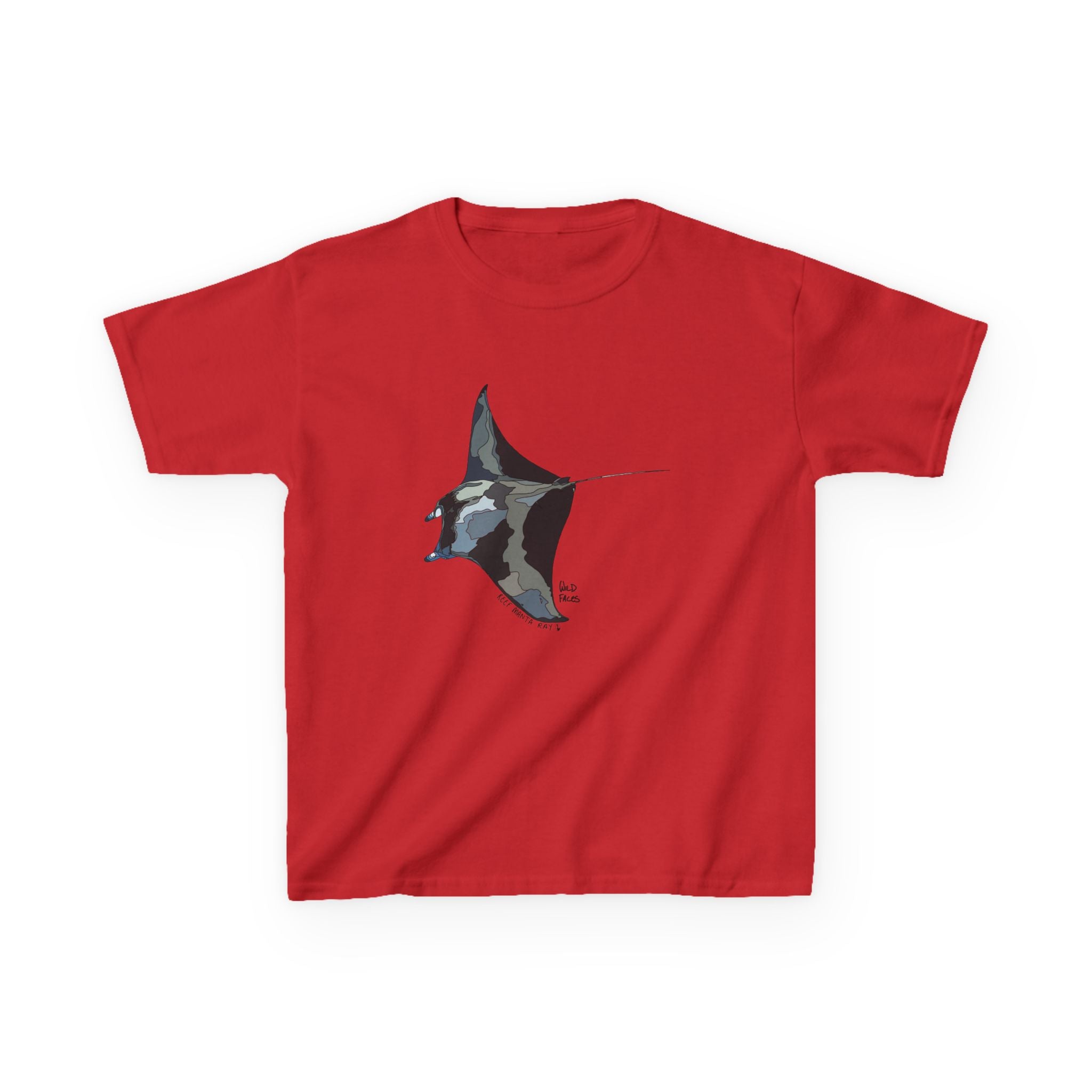 Reef Manta Ray| Kids Heavy Cotton™ Tee Printify