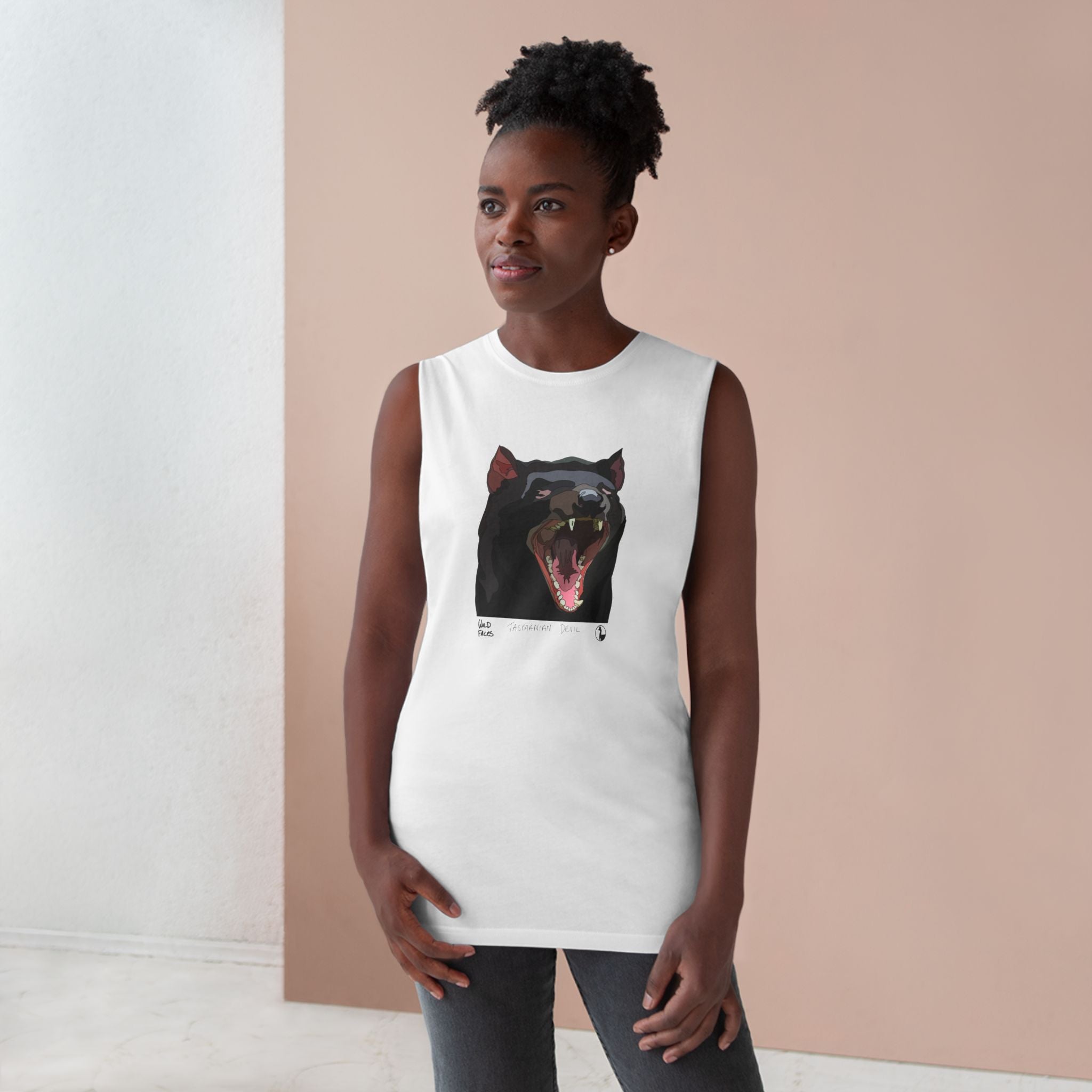Tasmanian Devil - Unisex Barnard Tank Printify