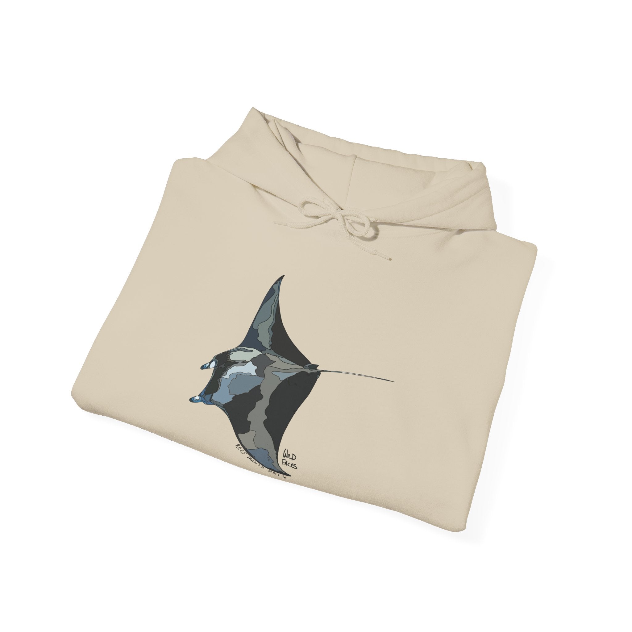 Reef Manta Ray | Unisex Heavy Blend™ Hooded Sweatshirt Printify