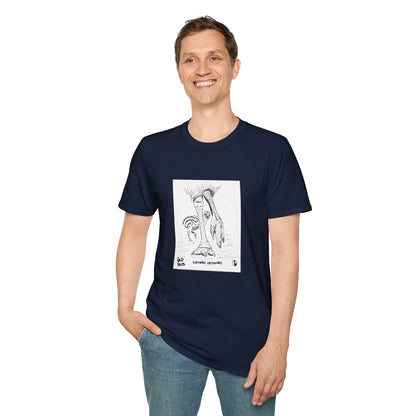 Southern Cassowary with chick - Unisex Softstyle T-Shirt