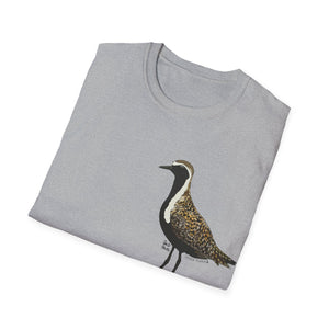 Golden Plover - Small design - Unisex Softstyle T-Shirt Printify