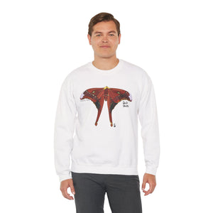 Hercules Moth Sweatshirt | Unisex Heavy Blend™ Crewneck Printify